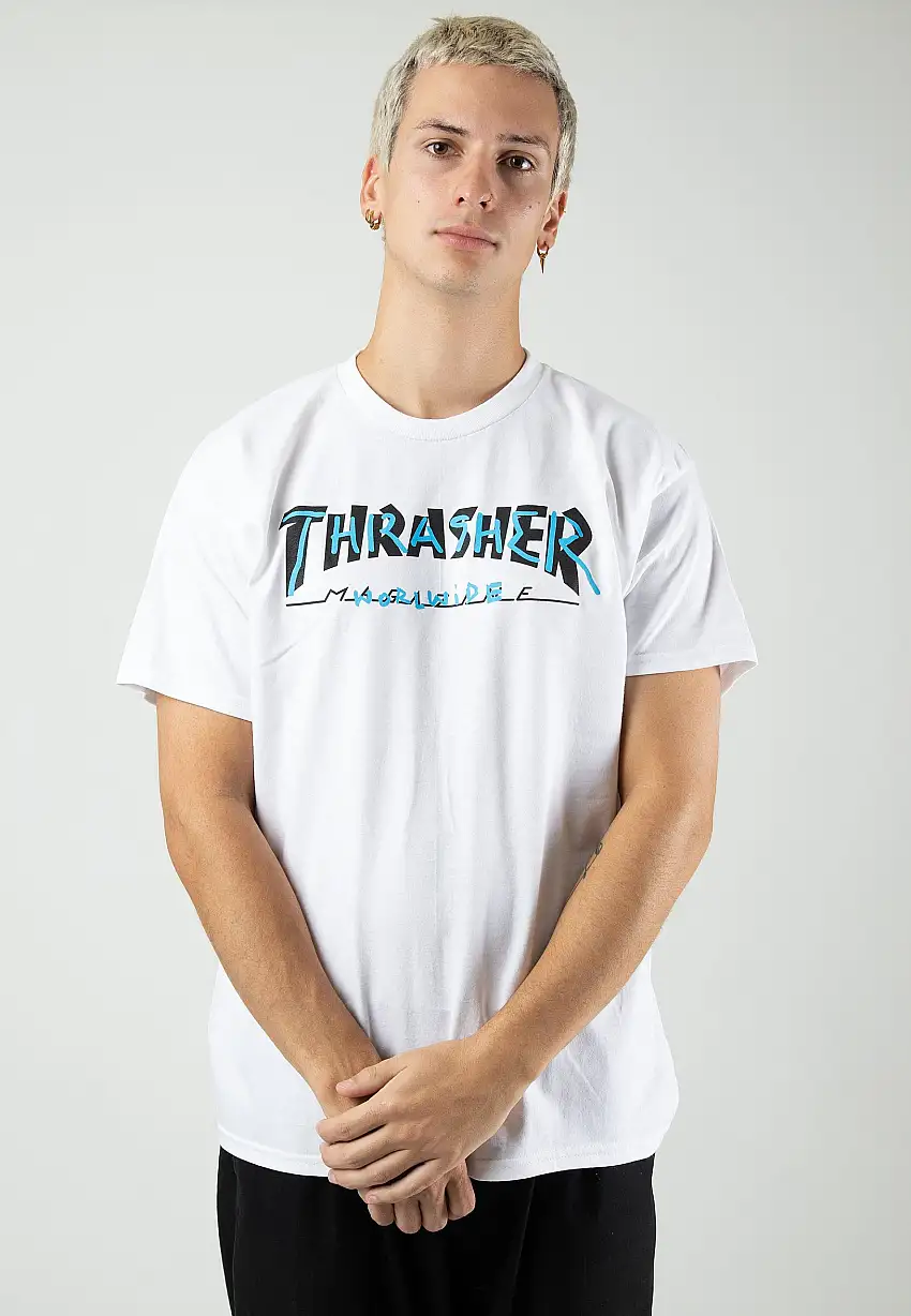 Thrasher - Trademark White - T-Shirt