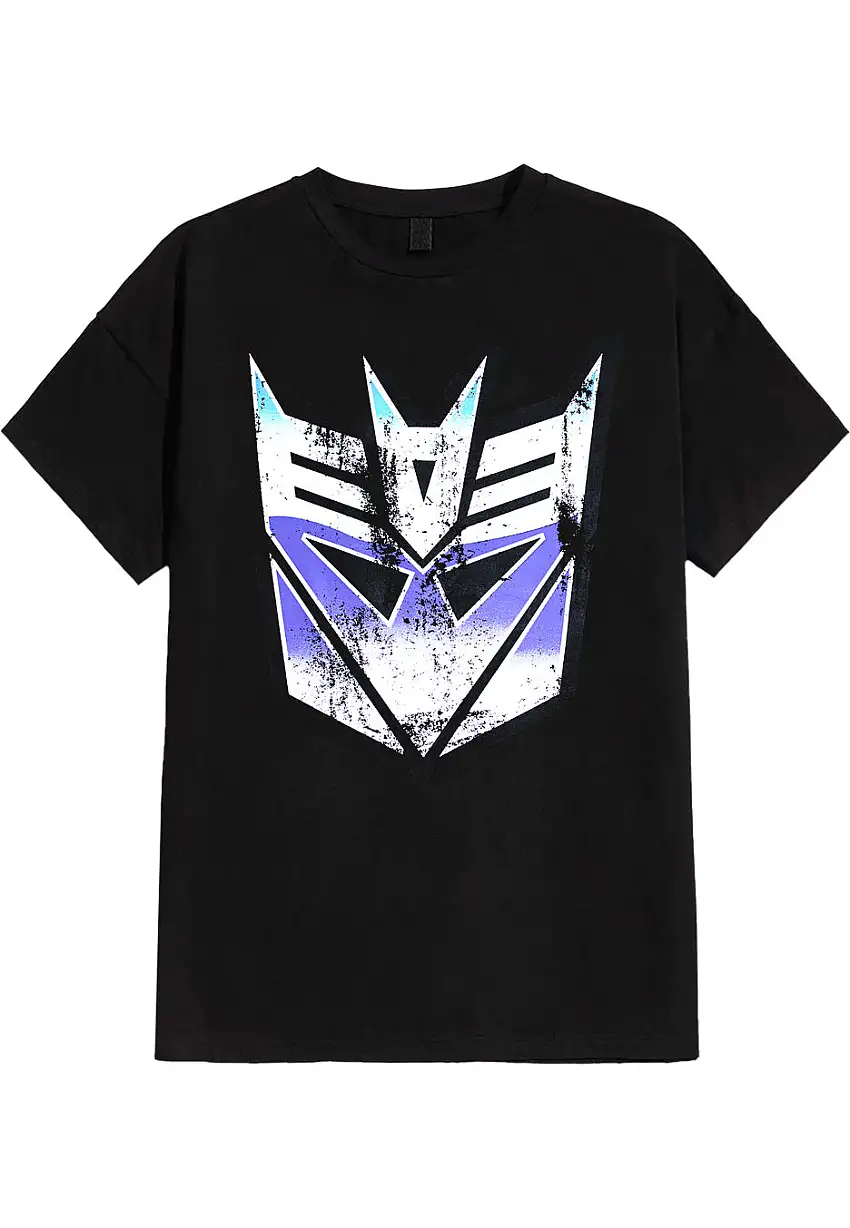 Transformers - Distressed Decepticon Shield - T-Shirt