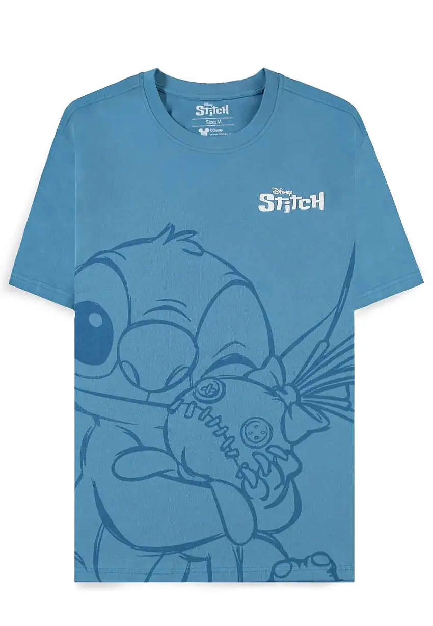Lilo & Stitch - Hugging Stitch Blue - T-Shirt