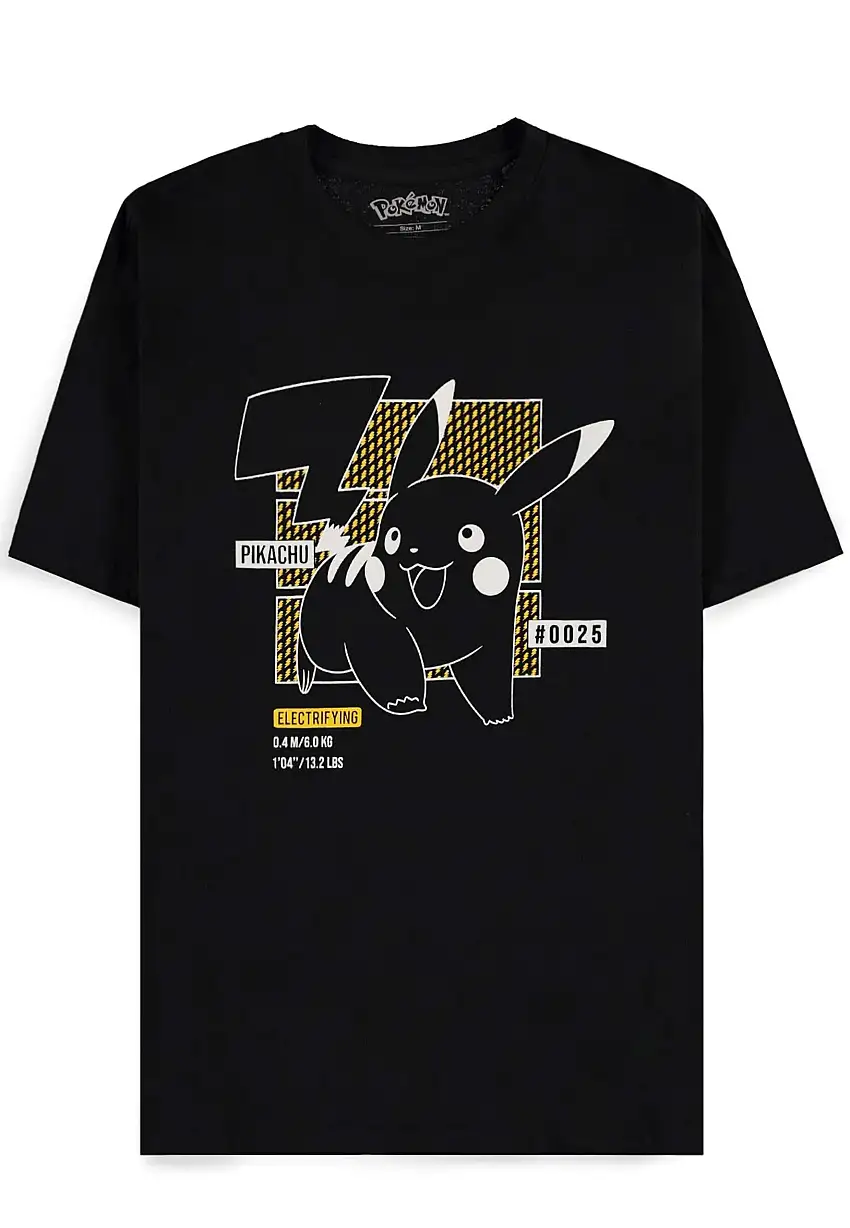 Pokémon - Pikachu Line Art - T-Shirt