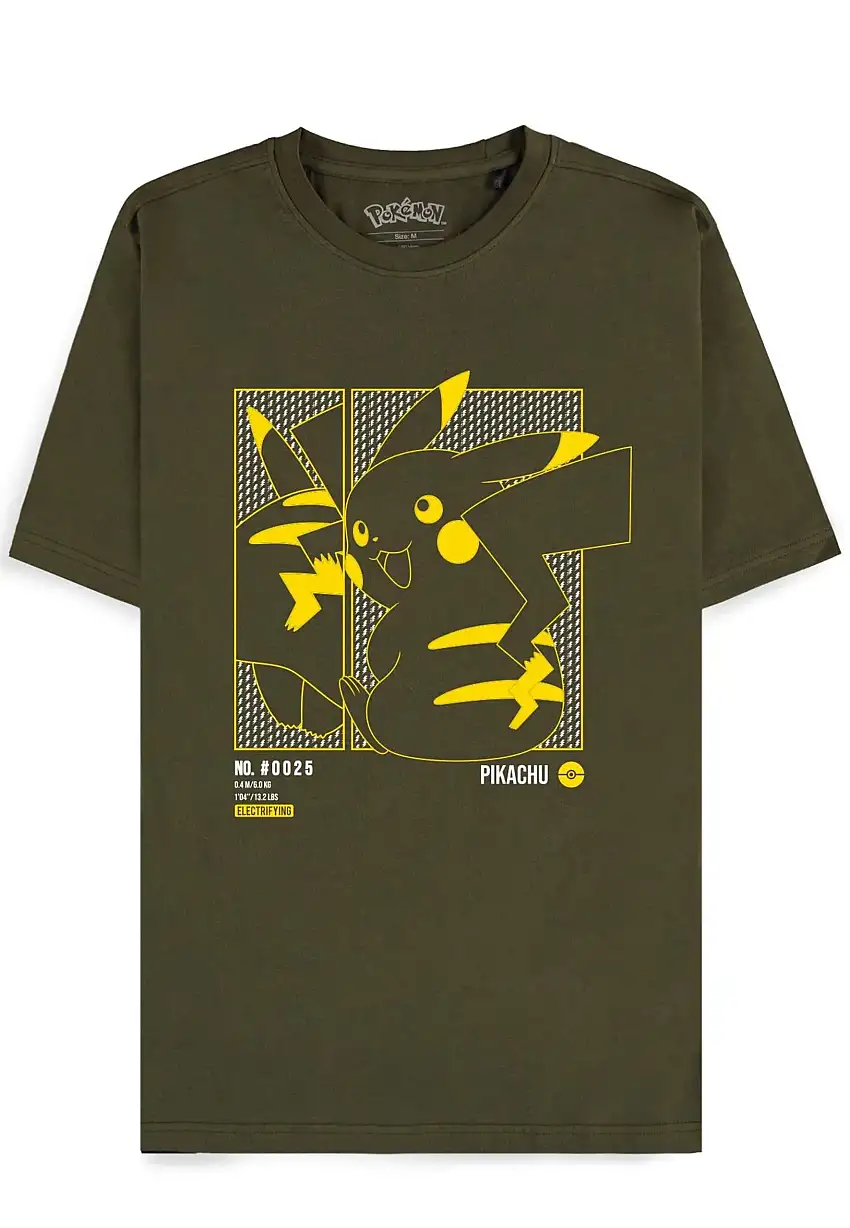 Pokémon - Pikachu Green - T-Shirt