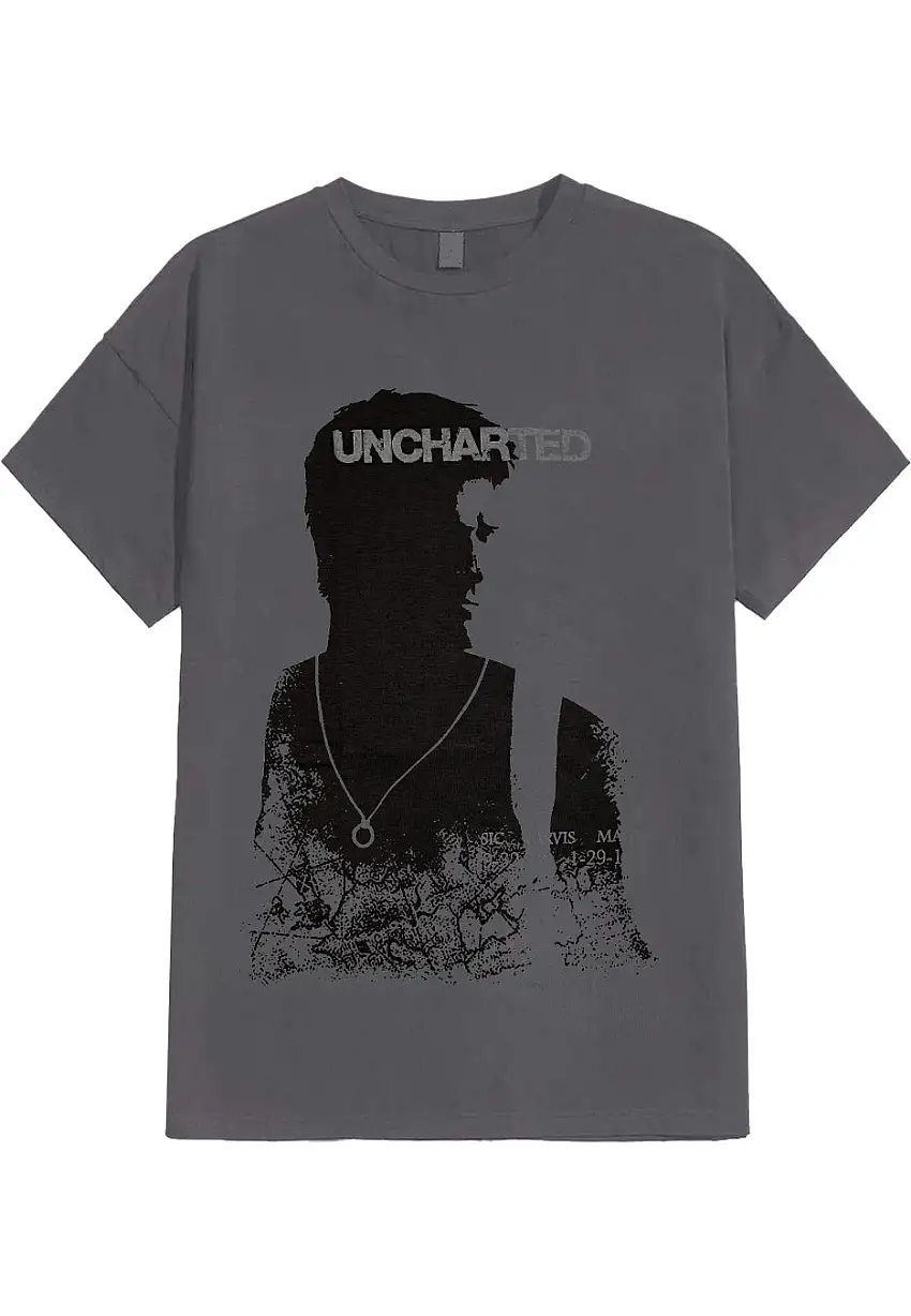 Uncharted - Nathan Drake Grey - T-Shirt