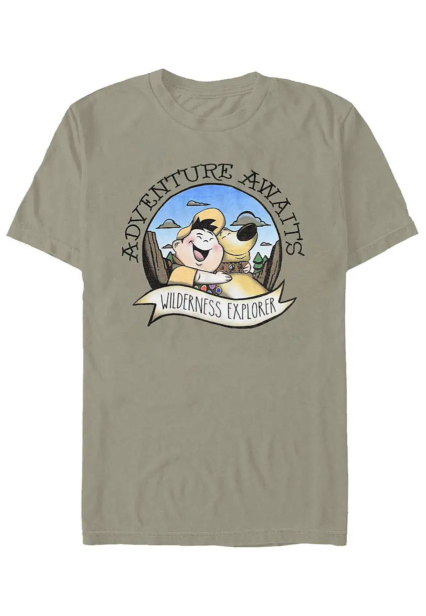 Up - Russell & Dug Khaki - T-Shirt