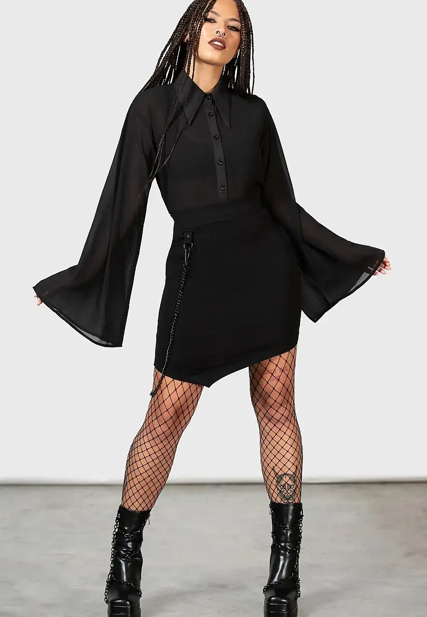 Killstar - Viki Asymmetric Black - Gonna