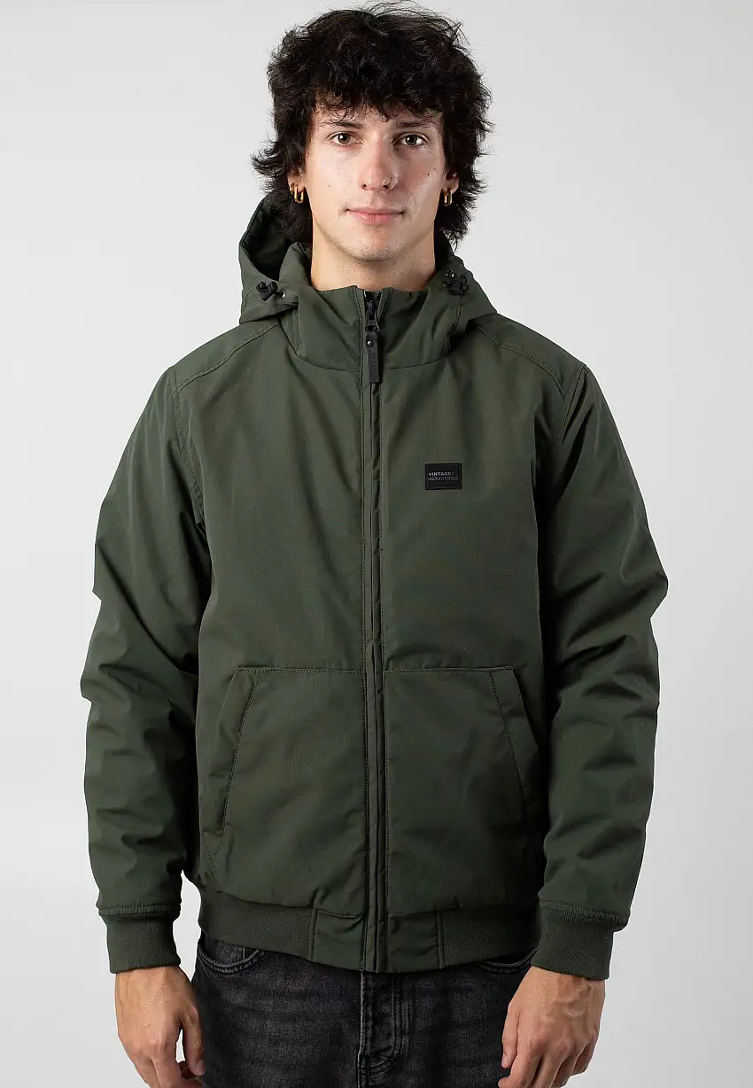 Vintage Industries - Omega Dark Olive - Giacca