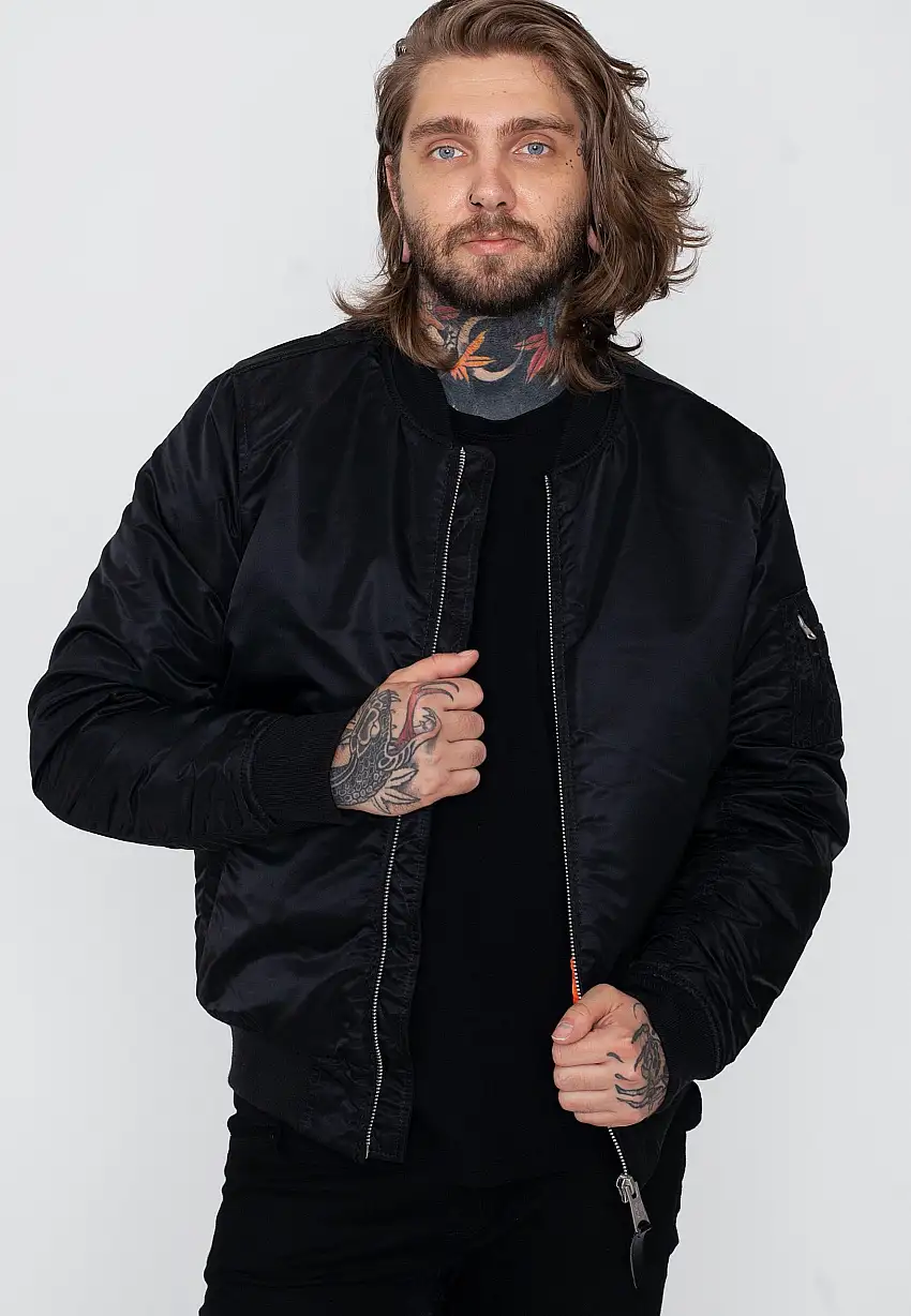 Vintage Industries - Westford Ma1 Black - Giacca