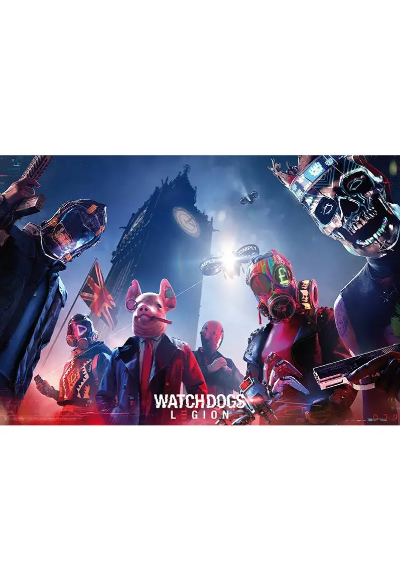 Watch Dogs - Keyart Legion Maxi - Poster