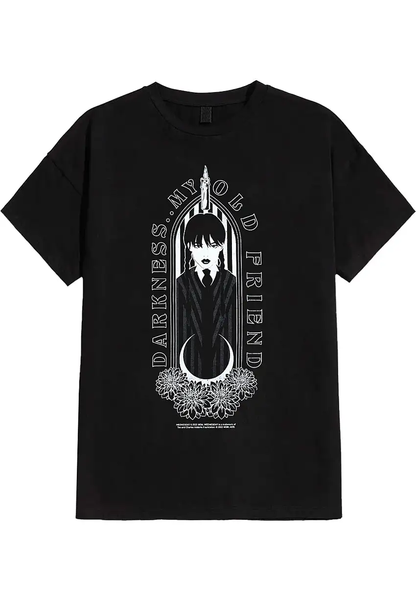 Wednesday Addams - Friend Of Darkness - T-Shirt