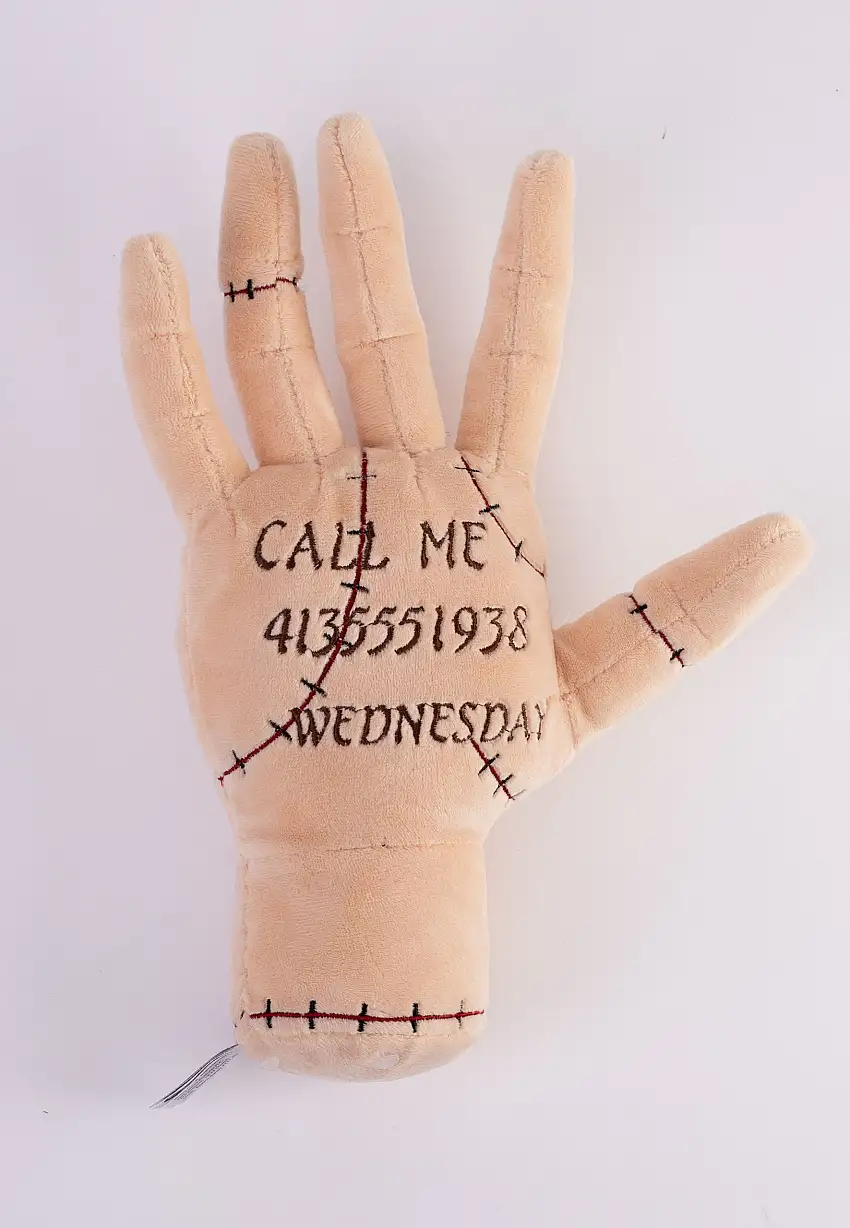 Wednesday Addams - The Thing Call Me w/ Platform Box - Giocattolo morbido