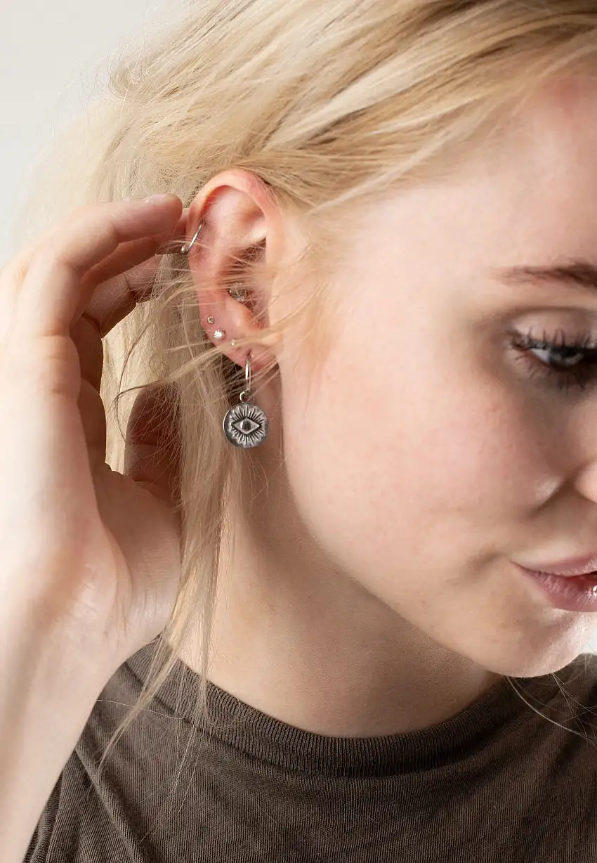 Wildcat - Little Luminous Eye Silver - Orecchini