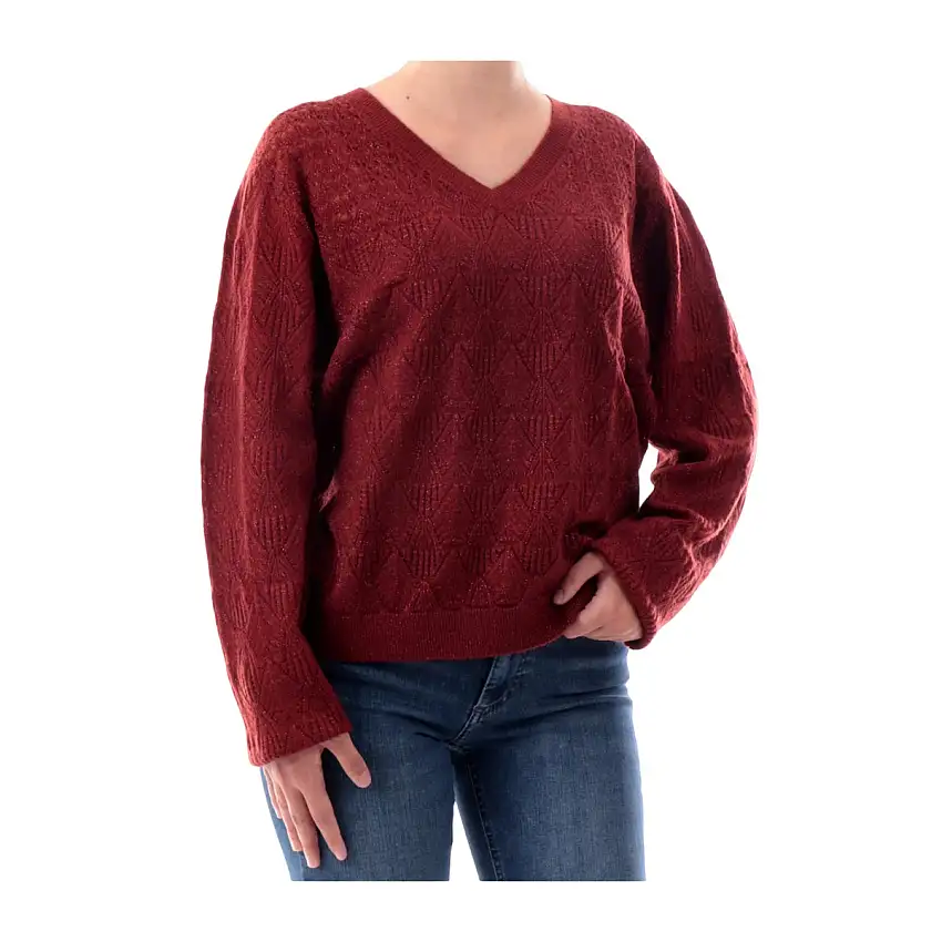 Maglia Donna a V traforata