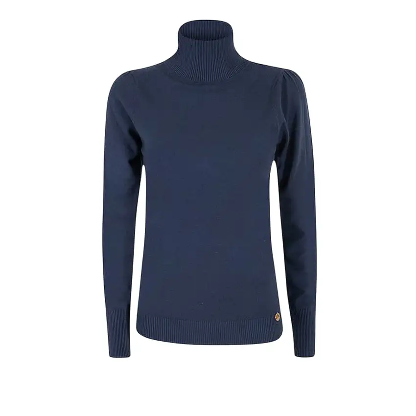 Maglia Donna dolcevita manica sbuffo